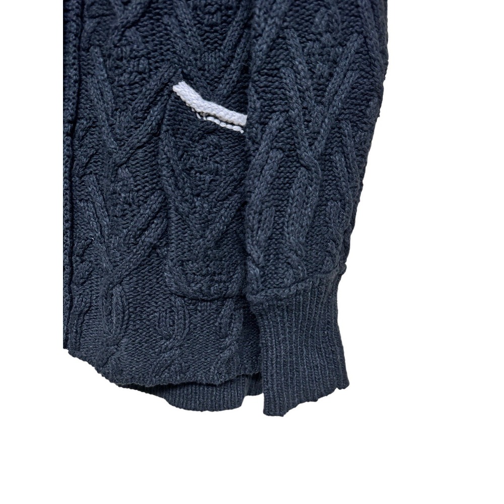 Free People Montana Cable Cardi Black Women's Size Medium - Picture 7 of 12